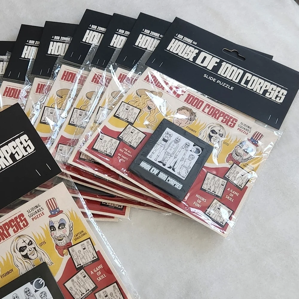 🧩House of 1000 Corpses Slide Puzzle Lot – 20 Pieces – NWT – Rob Zombie Collect